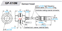 GP-X10m Dimensions